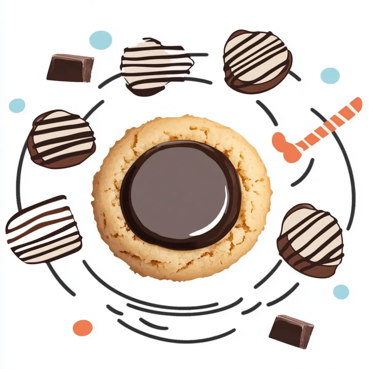 Irresistibly Gooey Twix Thumbprint Cookies for The Ultimate Treat 3 afer8al85dol9gyhgtmy