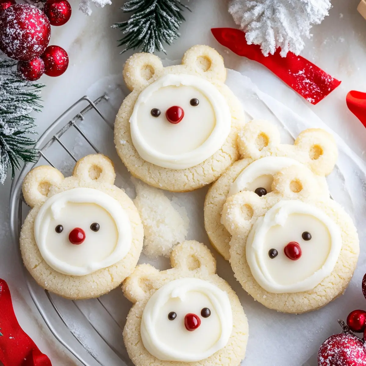 Adorable Polar Bear Cookies: Irresistibly Soft & Creamy Treats 1