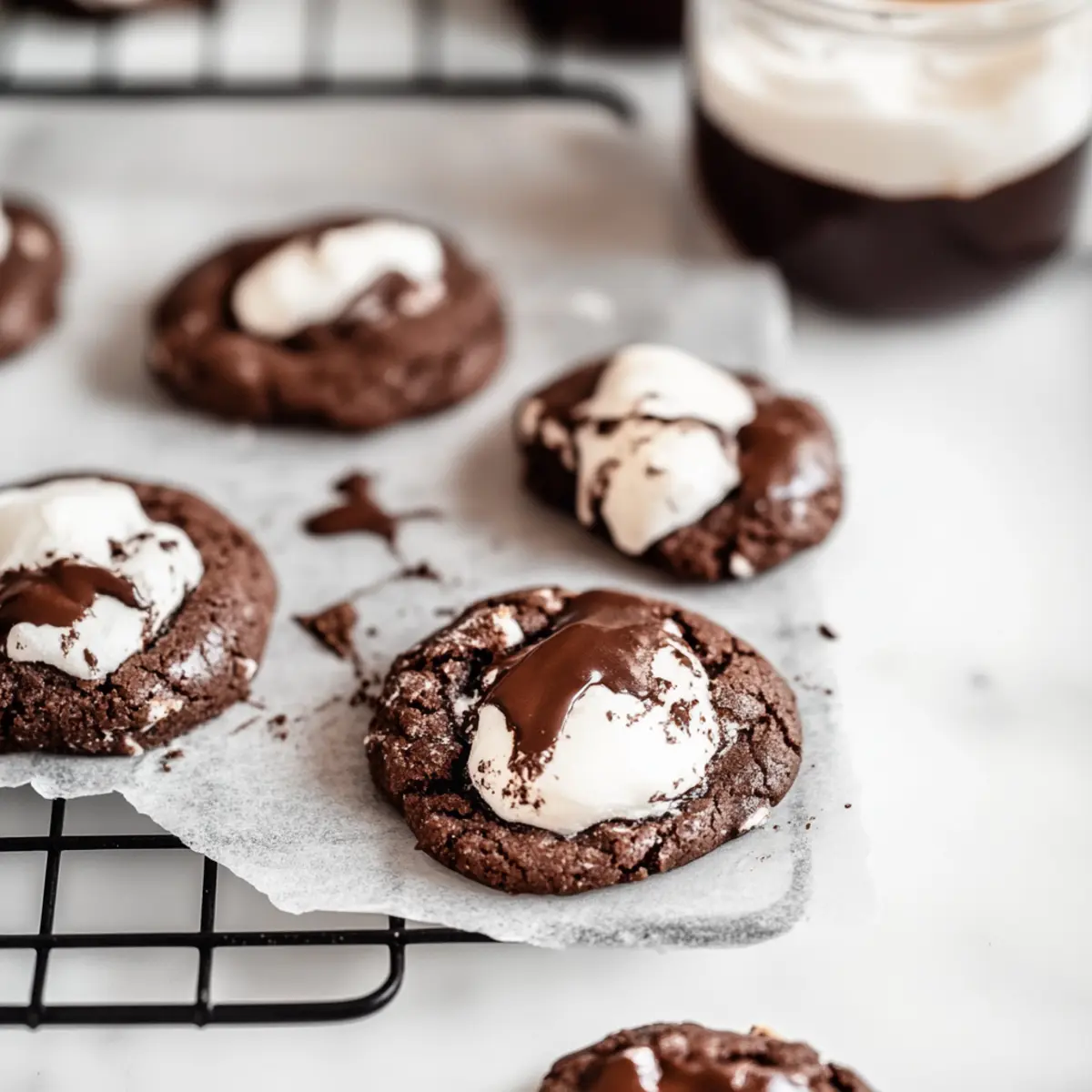 Chocolate Marshmallow Cookies