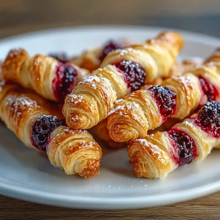 Irresistibly Easy Golden Flaky Berry Puff Pastry Twists 5 Golden Flaky Berry Puff Pastry Twists with Sweet Glaze