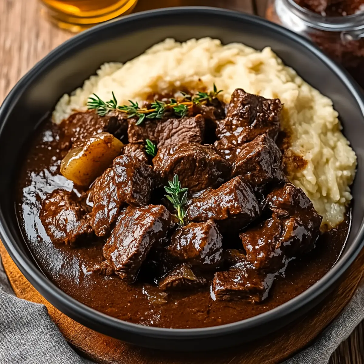 Slow Cooker Beef Manhattan - Cooking And a Convo
