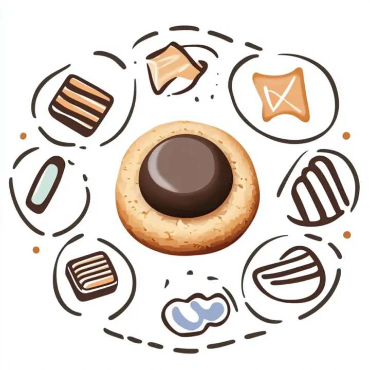 Irresistibly Gooey Twix Thumbprint Cookies for The Ultimate Treat 8 Twix thumbprint cookie