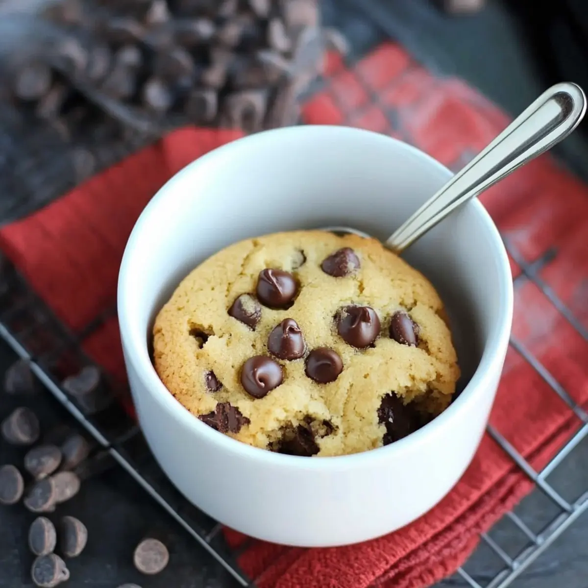 Indulge in a Microwave Chocolate Chip Cookie Bliss! 4 Microwave Chocolate Chip Cookie