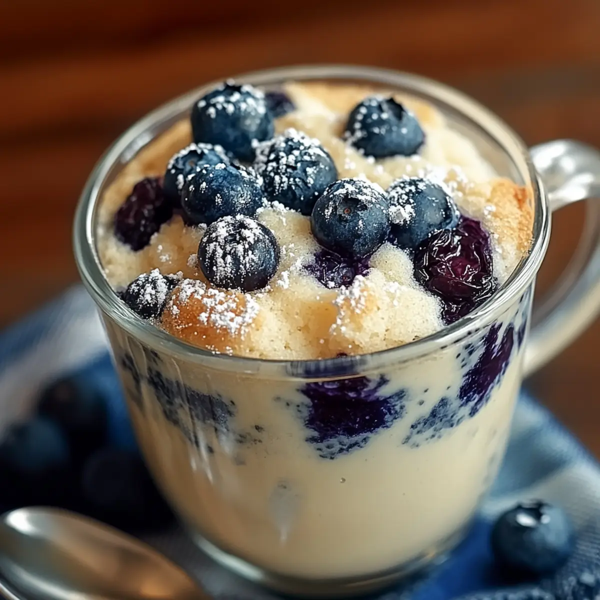 Deliciously Easy Blueberry Vanilla Mug Cake for a Quick Treat 6 Blueberry Vanilla Mug Cake: A Quick Dessert Delight!