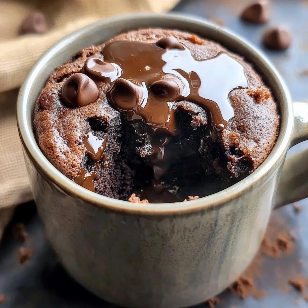 Gooey Brownie Mug Cake in Just Minutes - Your Quick Chocolate Fix 3