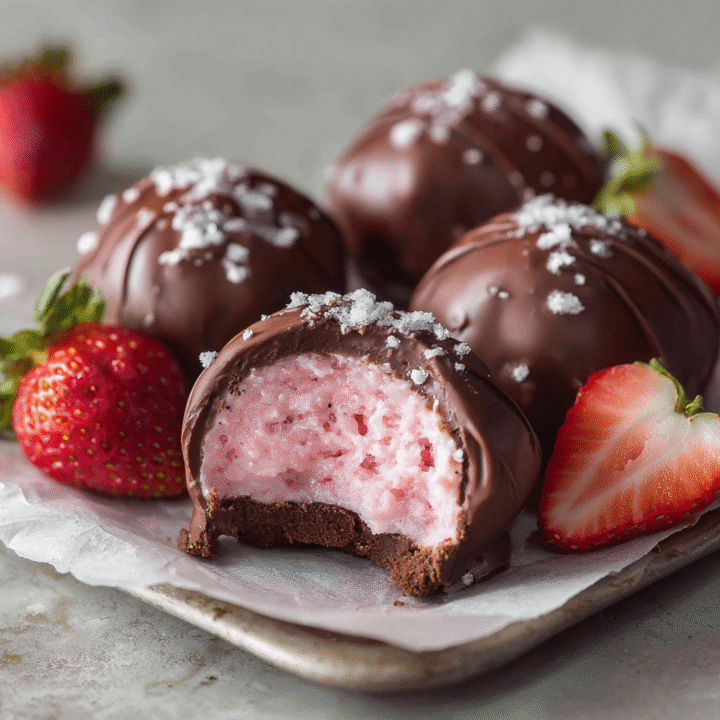 Chocolate Strawberry Yogurt Clusters That Are Creamy, Crunchy, and Irresistible 26 u3929625643 Chocolate Strawberry Yogurt Clusters cut open sho 3b8249bd 3cb1 491d be28 fa2a27d883d6 1