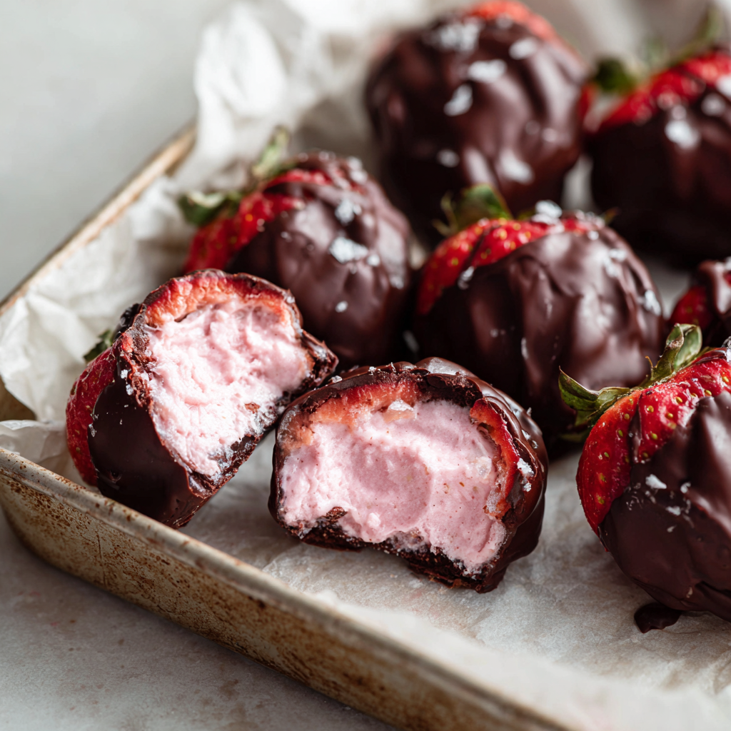 u3929625643 Chocolate Strawberry Yogurt Clusters cut open sho 3b8249bd 3cb1 491d be28 fa2a27d883d6 3