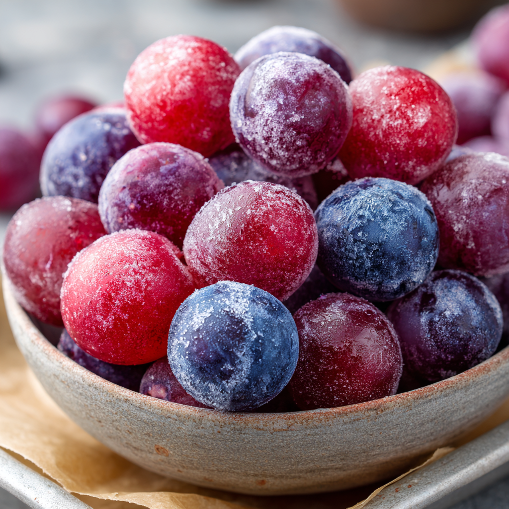 u3929625643 Colorful frozen kool aid grapes in a bowl vibrant 00e39aa6 6fa9 40e5 8a17 54b5802f66b5 1