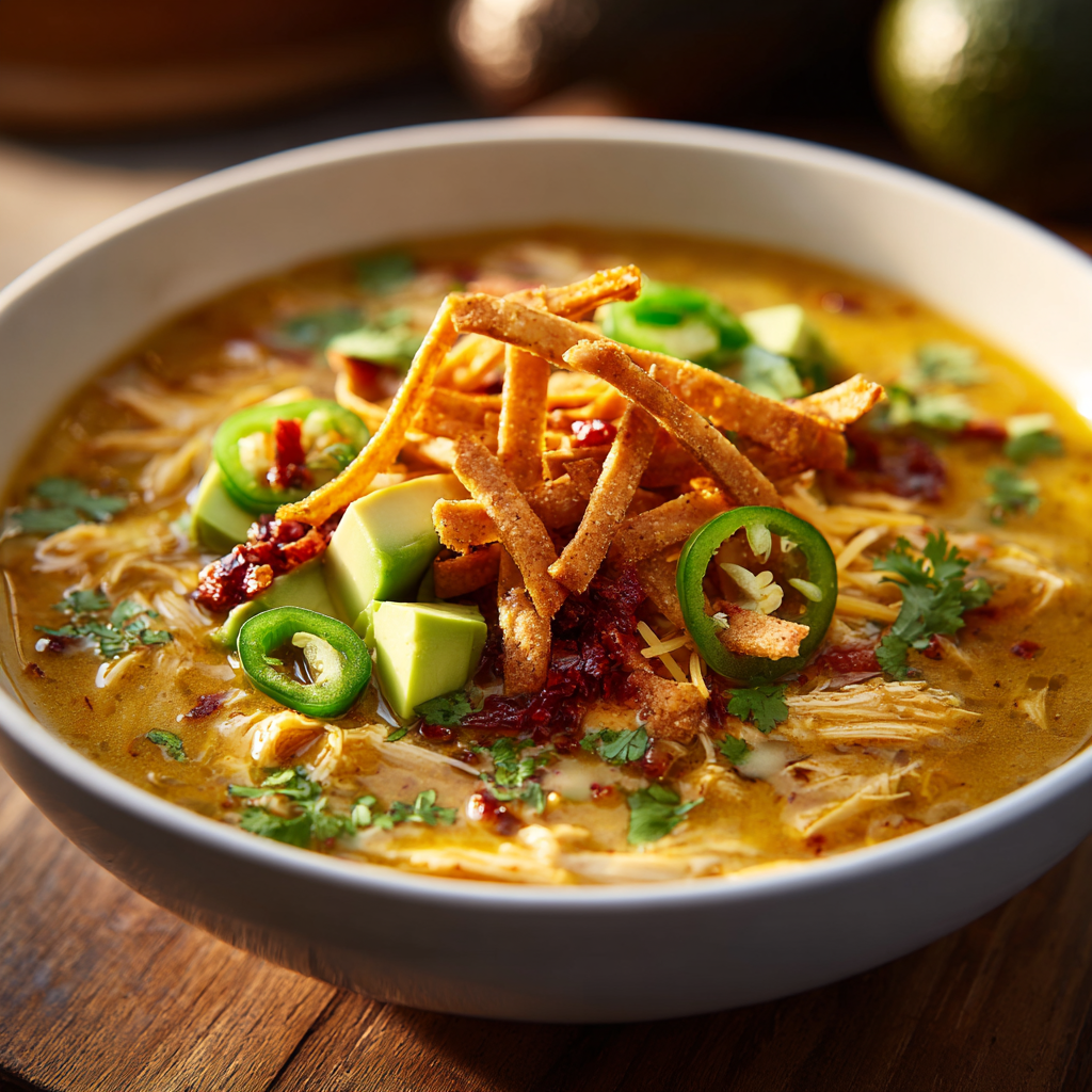 Creamy Chicken Tortilla Soup – Cozy, Cheesy, and Full of Flavor 1 u3929625643 Creamy Chicken Tortilla Soup in a white bowl topp fb65c64b 3478 4654 bf66 5fd74f933ab8 2