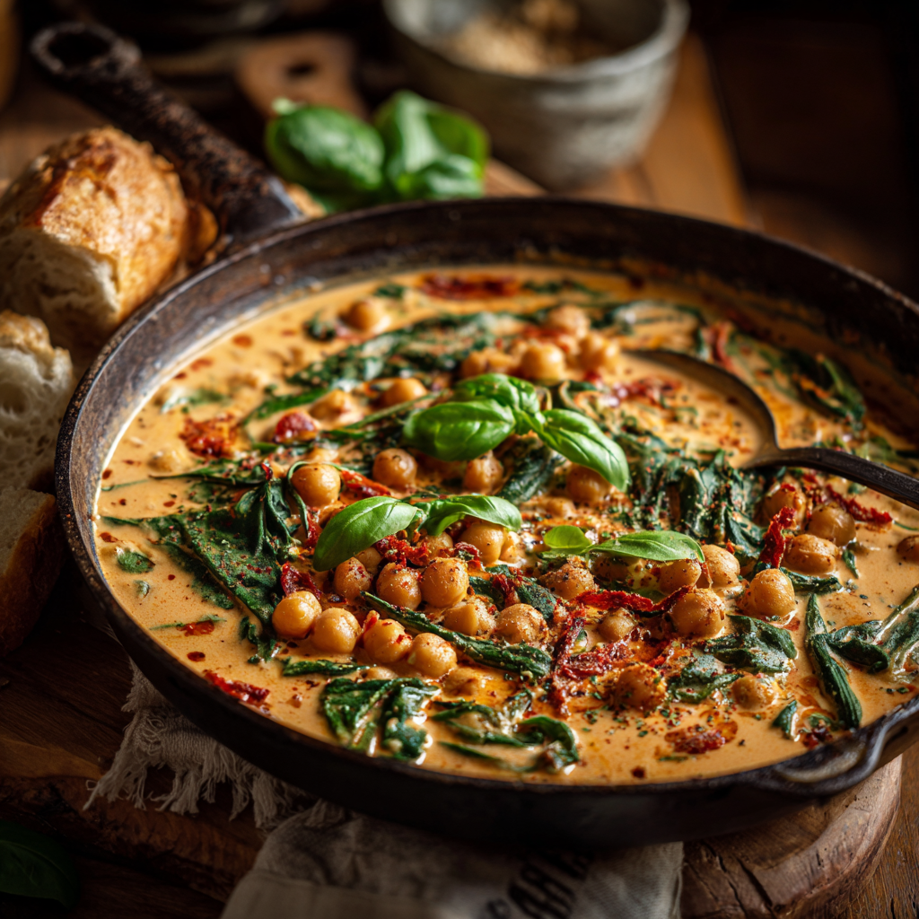 u3929625643 Creamy vegan marry me chickpeas in a rustic skill 6590d8aa 9e1e 477d 9830 a1aa8dbdab9a 1