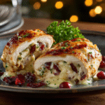 Impressive Cranberry Brie Stuffed Chicken 39 u3929625643 Golden baked chicken breast stuffed with melted b 11ba850c fbf8 4016 bc53 a6030e535133 2