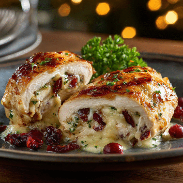 Impressive Cranberry Brie Stuffed Chicken 7 u3929625643 Golden baked chicken breast stuffed with melted b 11ba850c fbf8 4016 bc53 a6030e535133 2