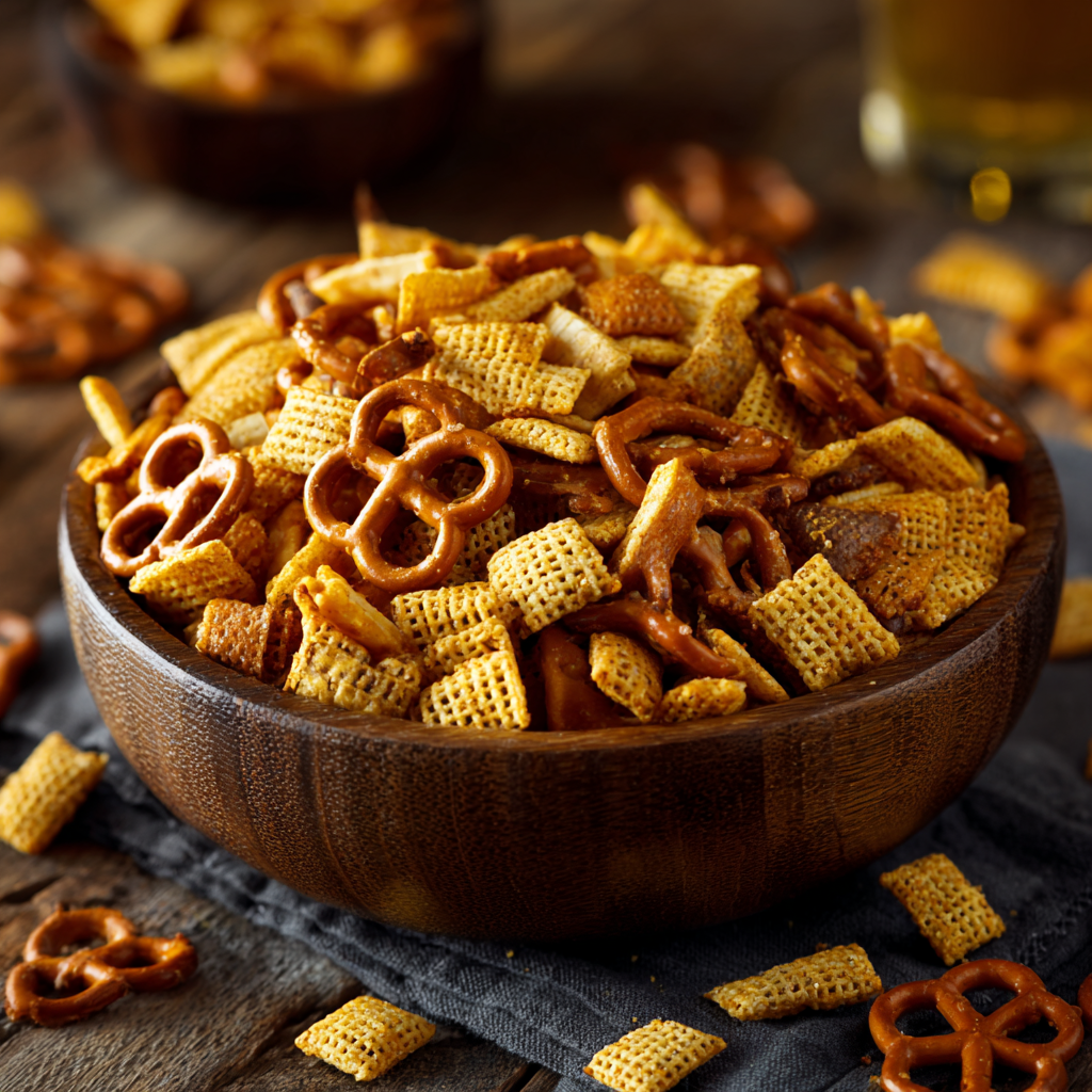 u3929625643 Large bowl of ranch chex mix snack with pretzels 738ba9b9 47c4 4e8d b90a 6155d119b7d0 2