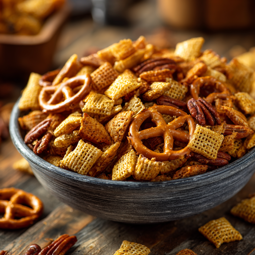 u3929625643 Large bowl of ranch chex mix snack with pretzels 738ba9b9 47c4 4e8d b90a 6155d119b7d0 3