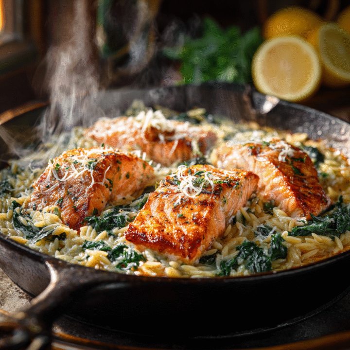 One Skillet Salmon with Lemon Orzo - The Ultimate 30-Minute Dinner 31 u3929625643 One Skillet Salmon with Lemon Orzo golden seared 4954e513 26d1 41a4 aa13 b43713a693dc 2