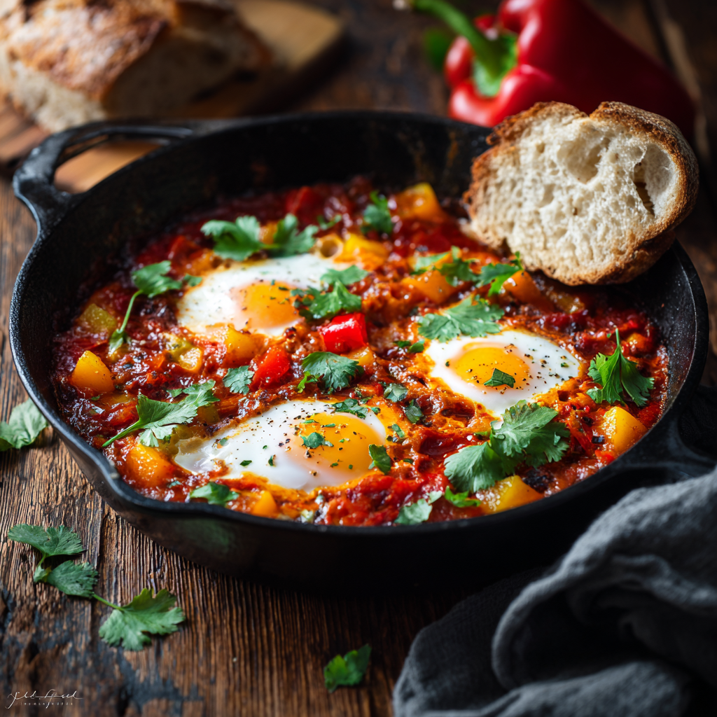 u3929625643 One pan shakshuka in cast iron skillet poached eg 1f75d139 3916 42e7 83be 763a4f2e9b49 0