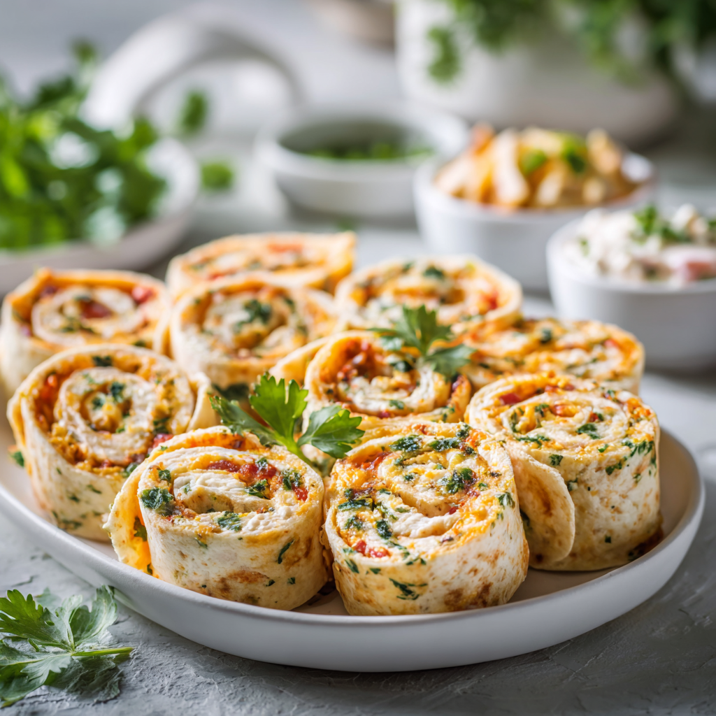 u3929625643 Taco tortilla roll ups sliced into pinwheels on w 2008f0c2 5bc9 4951 9c02 cfc8d4ee208b 2