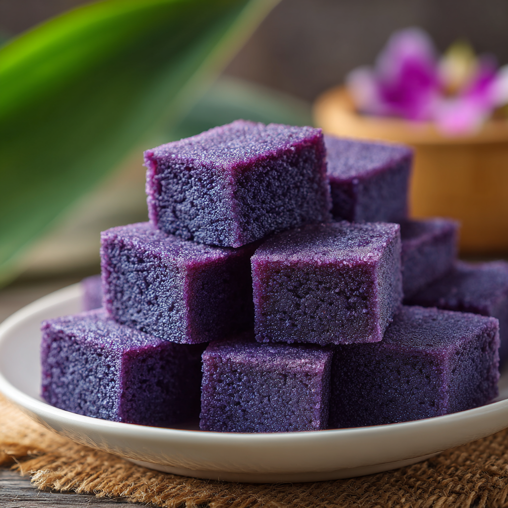 u3929625643 Ube Mochi Recipe Hawaiian Butter Mochi sliced int 614488ae 56c6 4071 ba2c 1a5dc6f2dc2b 1