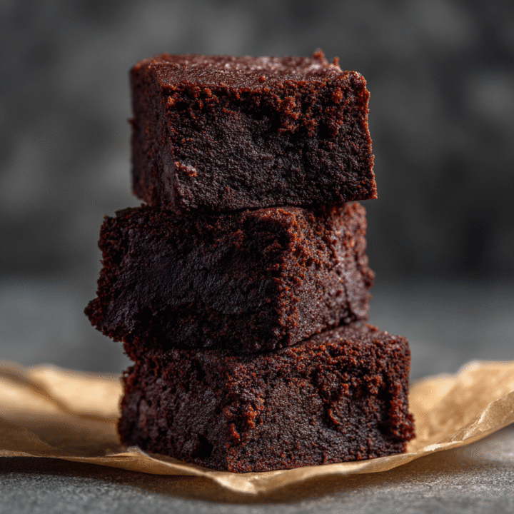 u3929625643 fudgy no bake brownie bites stacked on parchment f695ee17 135b 43e5 bb82 da81f60e9d77 3