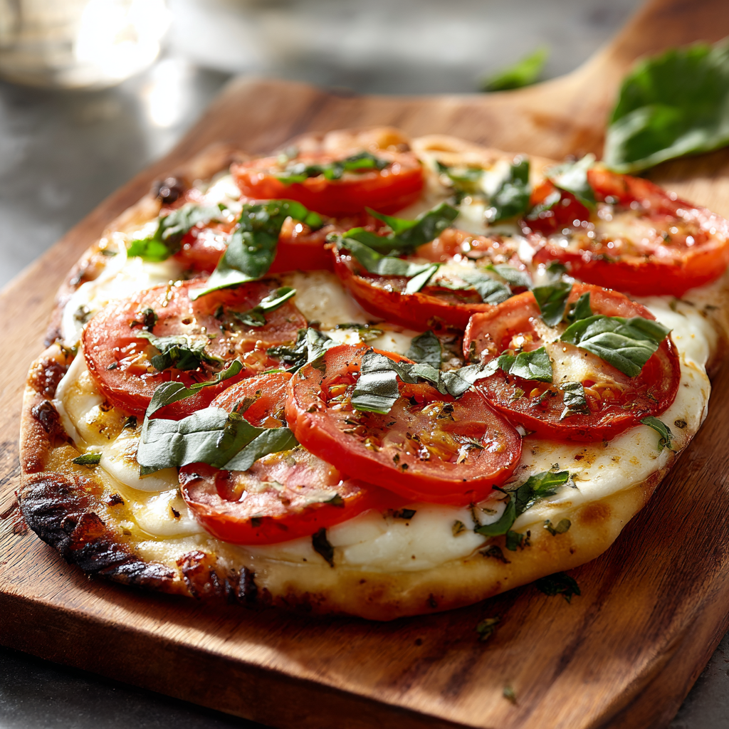u3929625643 margherita flatbread pizza on wooden board fresh 9251a51b dba0 457a b787 9ae43948bbf6 1