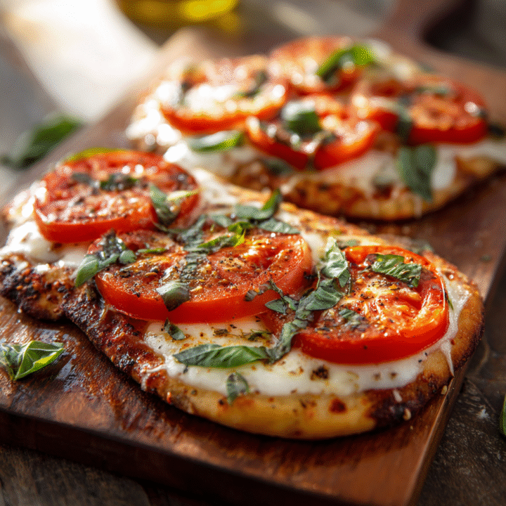 u3929625643 margherita flatbread pizza on wooden board fresh 9251a51b dba0 457a b787 9ae43948bbf6 3